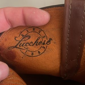 Men’s lucchese ropers used size 9.